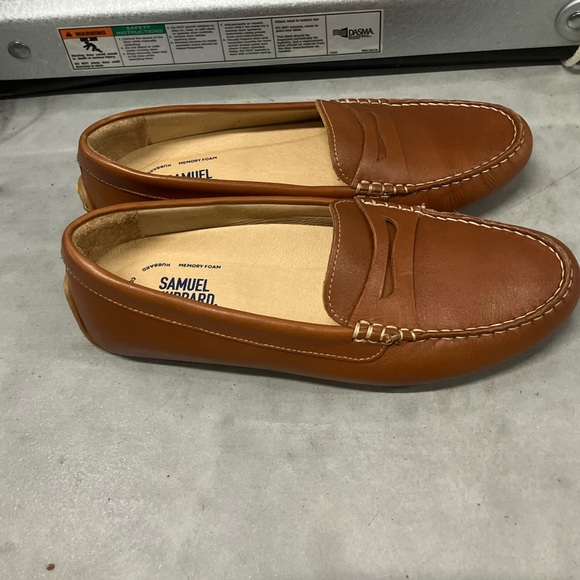 Samuel Hubbard Women's Free Spirit for Her Tan Leather Slip-On Shoes 8.5 M - Picture 5 of 9